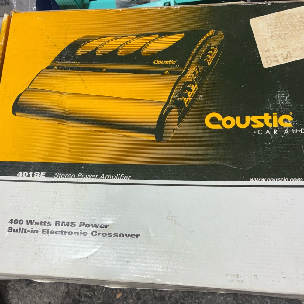 Coustic Car Audio Stereo Power Amplifier